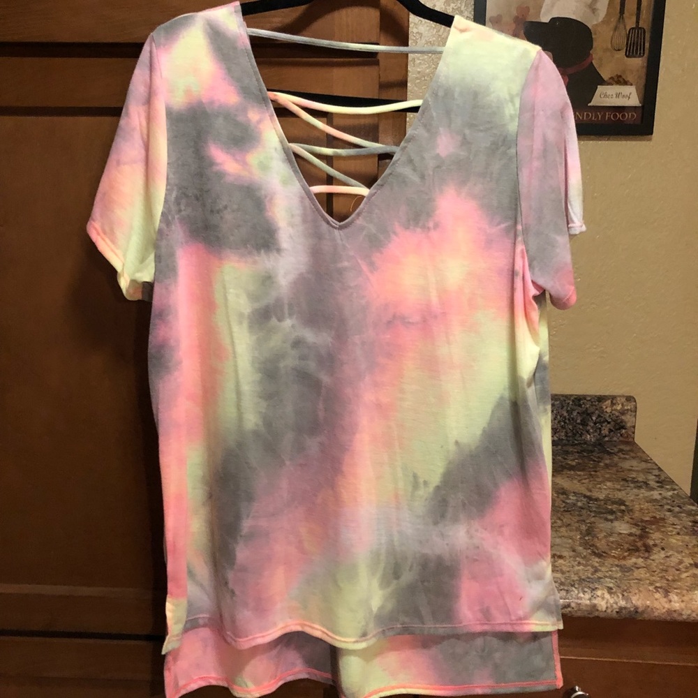 CY Fashions Tie Dye Top